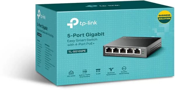 Kytkin TP-Link TL-SG105PE Gigabit Ethernet