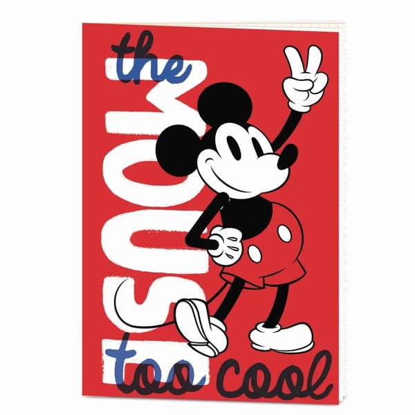 PYRAMID DELE - MICKEY MOUSE (TOO COOL) A5 ANTECKNINGSBOK
