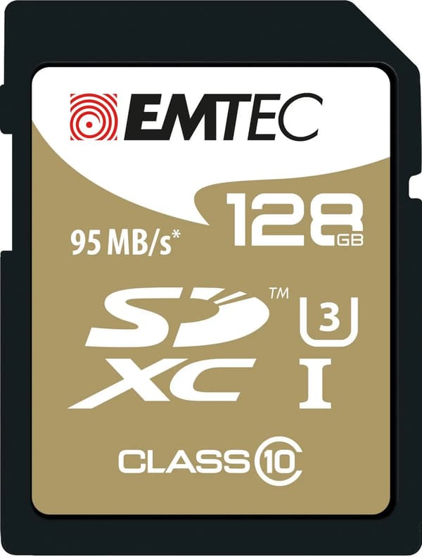 Emtec SD-kortti 128GB SDXC (CLASS10) Speedin + korttipakkaus 29