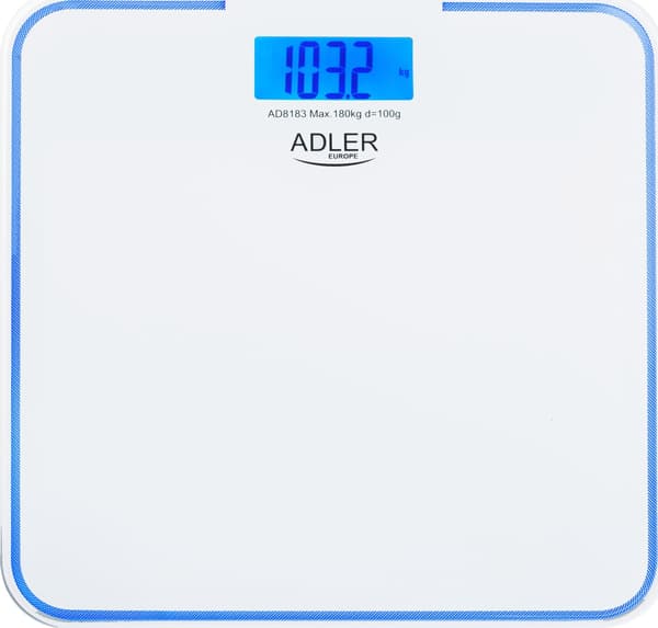 Badevægt - 180 kg - med lys