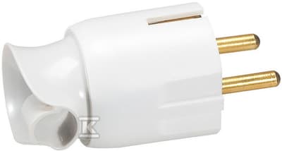 2P+MED 16A HVID DREJESTIK