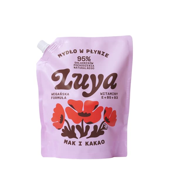 Luya_Mydlo til kræft i flydende valmue og kakao refill 800ml