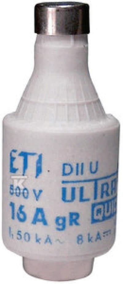 Sikringsindsats 6A DII gR 500V DIIUQ6A E27 004322003