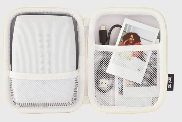 Fujifilm etui til Instax mini Link 3 lerhvid