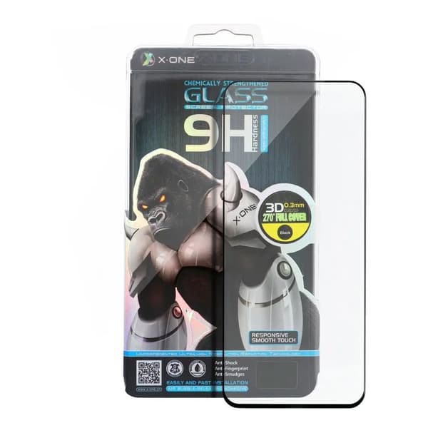 X-ONE 3D hærdet glas - til iPhone X/Xs sort
