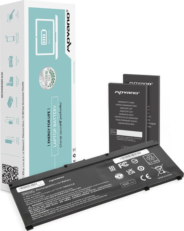 Movano-batteri til HP Pavilion Gaming 15, 17