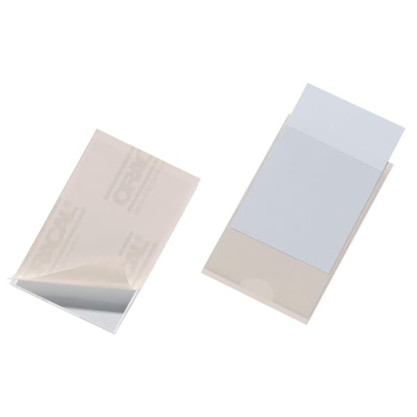 Durable Pocketfix tasku itseliimautuva - ikkuna, 57 x 90 mm, 10 kpl:n pakkaus