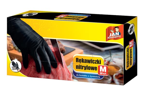 Jan Necessary Nitrilhandsker sort størrelse M/50stk