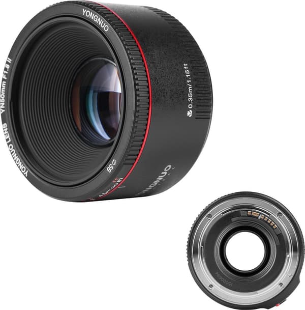 Yongnuo YN 50mm f/1.8 II objektiv til Canon EF