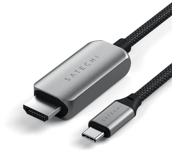 Satechi USB-C / HDMI 2.1 8K 2m kabel space gray