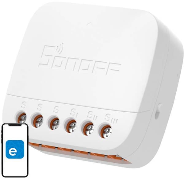 Smart Switch Wi-Fi Sonoff S-MATE2 (ingen neutral)