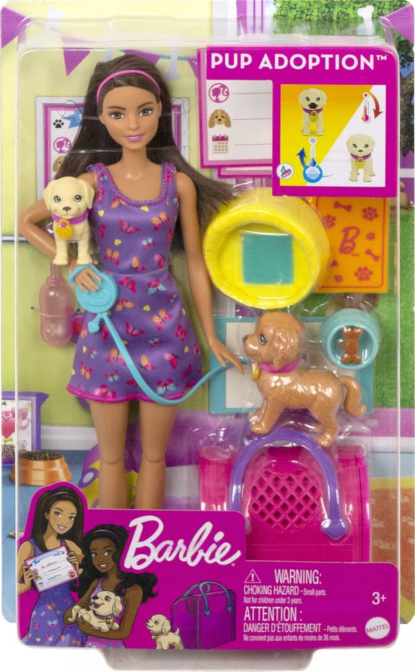 Barbie hvalpeadoption dukke