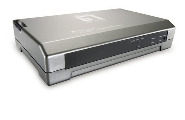 LevelOne skrivarserver, 2 x USB, 1 x parallell