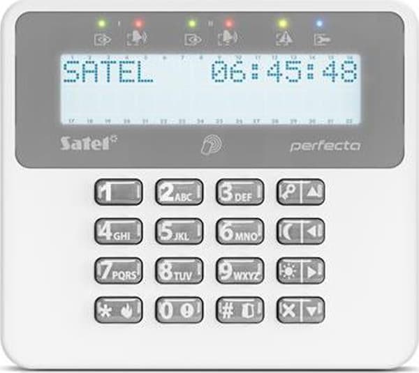 SATEL LANGATON LCD-KÄYTTÖLAITE PRF-LCD-A2