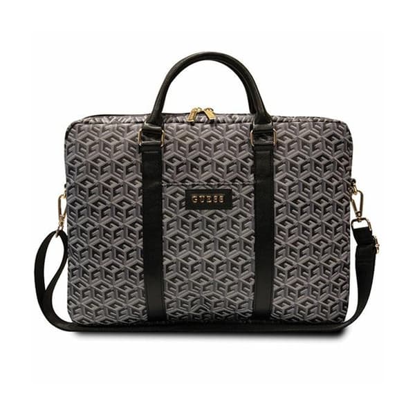 Guess Taske GUCB15HGCFSEK 16\" sort/sort GCube Stripes