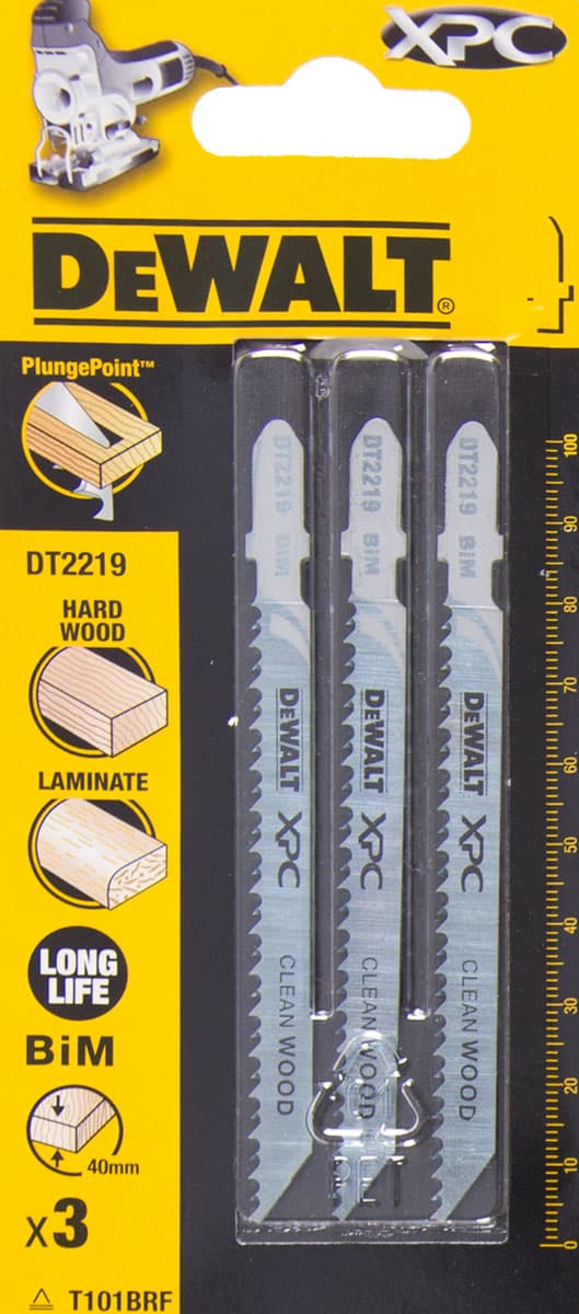 Dewalt-sahanterät XPC T-pidike 3 kpl. - DT2219