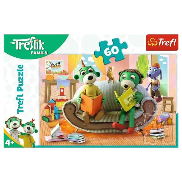 Trefl Puslespil 60 Brikker Fælles Læsning Eventyr (17345)