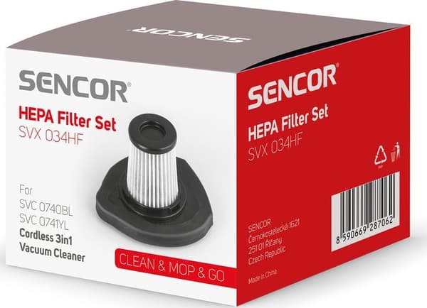 SVX 034HF Hepa - SVC 074x SENCOR