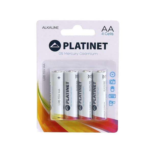 PLATINET BATTERI BATTERI ALKALINE PRO LR06 AA BLISTER*4 [42464]