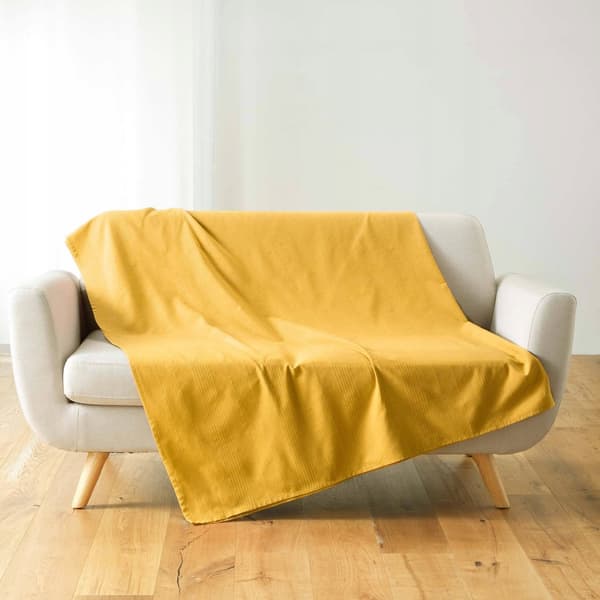 Douceur d`Interieur LUCILE sengetæppe i polybomuld, 180 x 220 cm