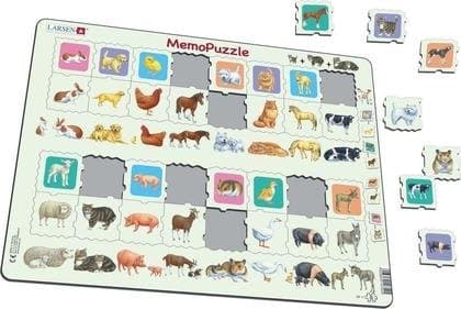 Ukladanka Memo - vanhempi ja lapsi Maxi