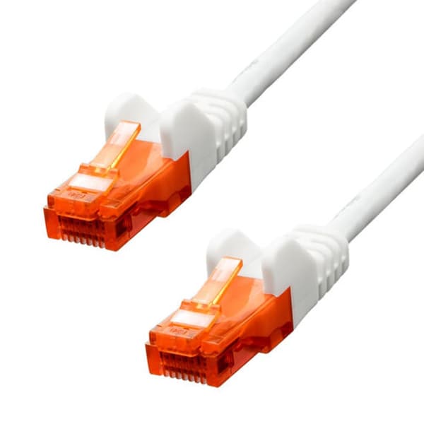 ProXtend CAT6 U/UTP CCA PVC Ethernet-kabel Hvid 7m