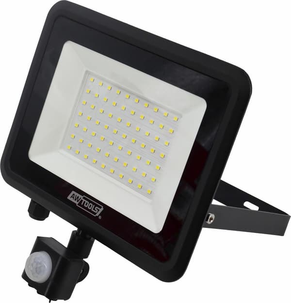 AWTOOLS SLIM SMD LED-REFLEKTOR 50W RÖRELSE