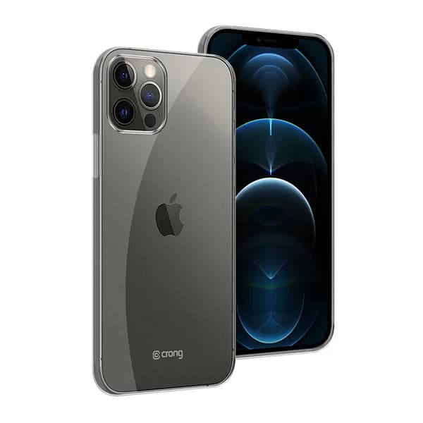 Crong Crystal Slim Cover - iPhone 12 Pro Max Cover (Transparent)