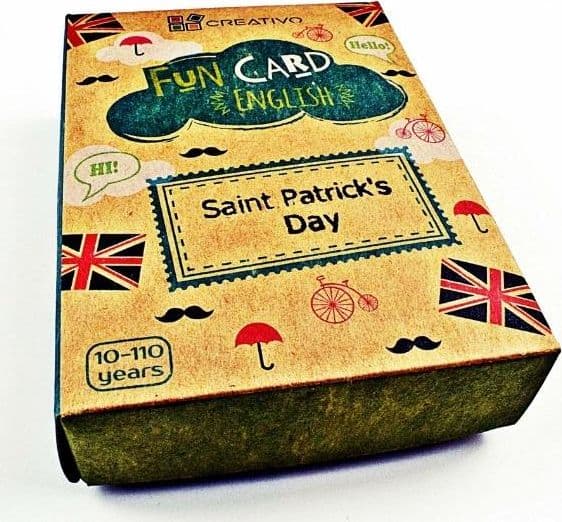 Sjovt kort engelsk Saint Patrick's Day CREATIVO