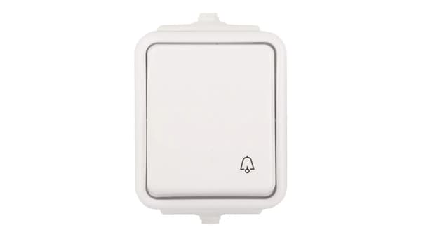 Schneider Electric Tryckknappsklocka vit - WNT101C01