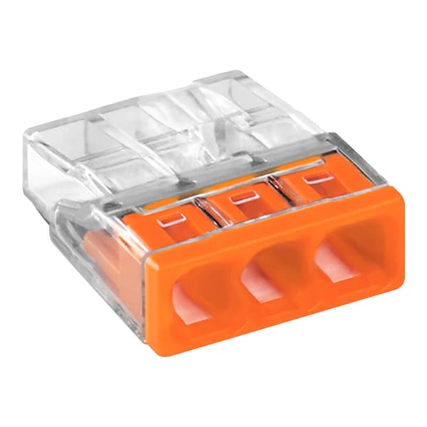 Wago Snabbadapter 2273-203 3X0,5-2,5 MM2 orange 5 st.