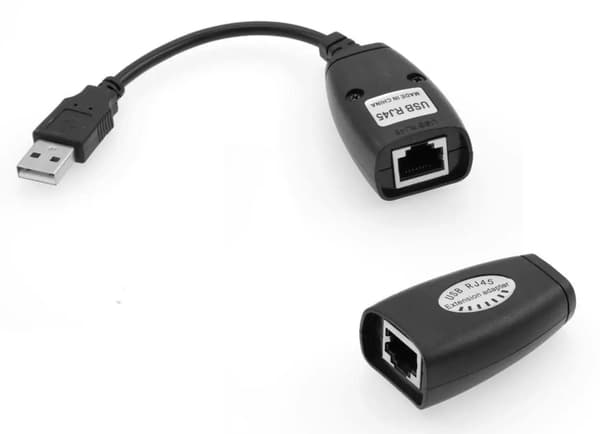 MicroConnect CAT 5/5e/6 / USB 1.1-konverter Overfør USB-signaler via netværkskabel op til 60 meter