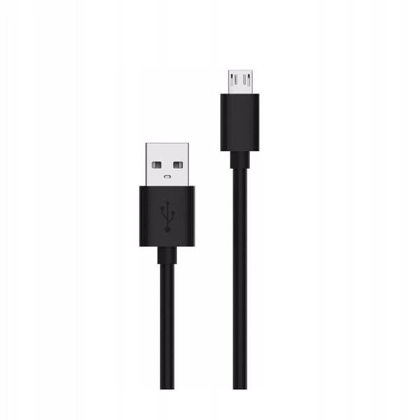 Kabel USB Massa USB-A - microUSB 0.8 m Svart (SB4301)