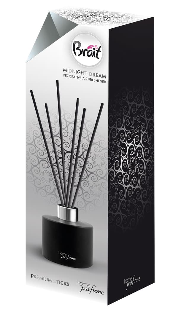 Brait Home Parfume Dekorativ Duftolie + Pinde Midnight Dream 100ml