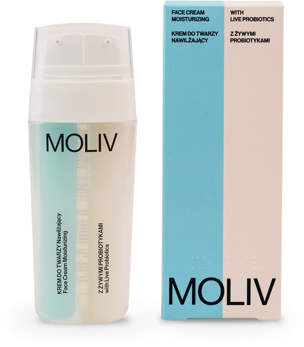 MOLIV Återfuktande Ansiktskräm med Levande Probiotika 30ml