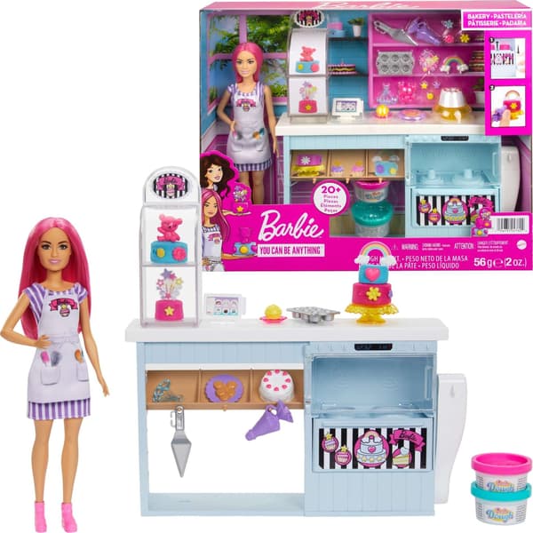 Barbie Konditori + Dukkesæt