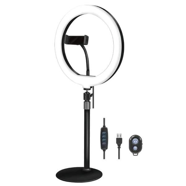 ZUB Logilink Ring Fill Light LED Svart