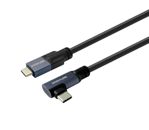 Vivolink USB-C til USB-C kabel 4m Understøtter 20 Gbps data Virksomhedstestet