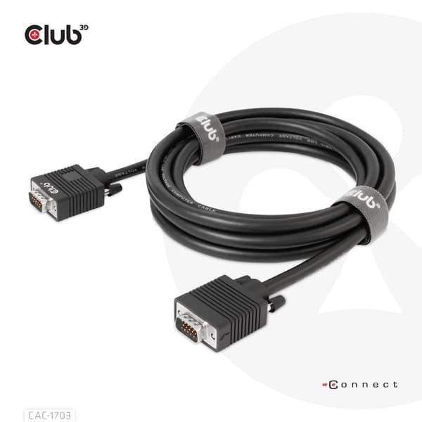 CLUB3D CAC-1703 VGA-kaapeli