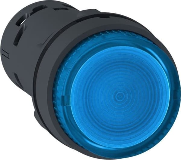LED selvtilbageførende knap 1Z blå XB7NW36B1