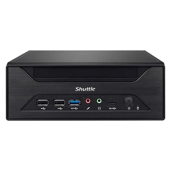 Shuttle XH610 XPC Slim Barebone, LGA1700, Intel H610, HDMI, DP, VGA, 2x COM, 2x LAN, 2x2.5\", 24/7