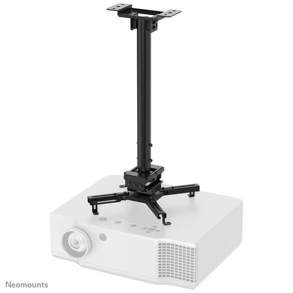 Neomounts Cl25-540Bl1 Universal Projektor Loftmontering, Højdejusterbar (60,5-90,5 Cm) - Sort