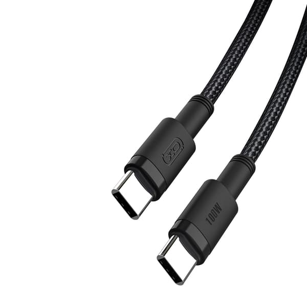 XO Kabel NB-Q199 PD USB-C - USB-C 1,5m 100W sort