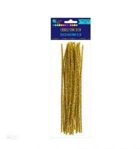 Kreativa trådar 30cm guld 25st