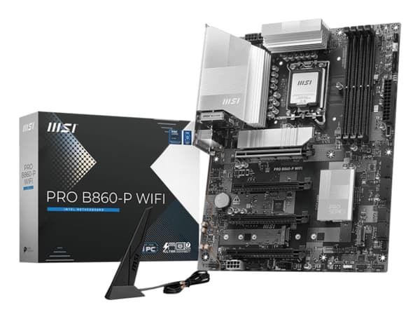 MSI Bundkort PRO B860-P WIFI - ATX - Socket LGA1851 - Intel B860