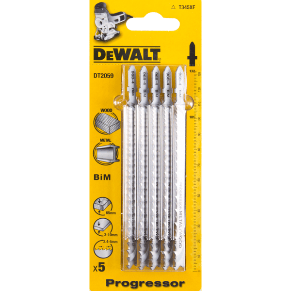 Dewalt Stiksavklinger type T BIM132x101mm 5 stk universal DT2059