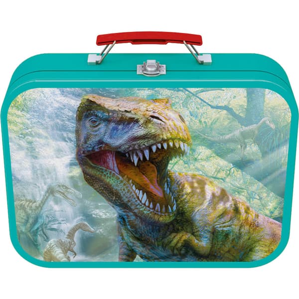 Palapeli 2x60 + 2x100 matkalaukussa Dinosaurs G3