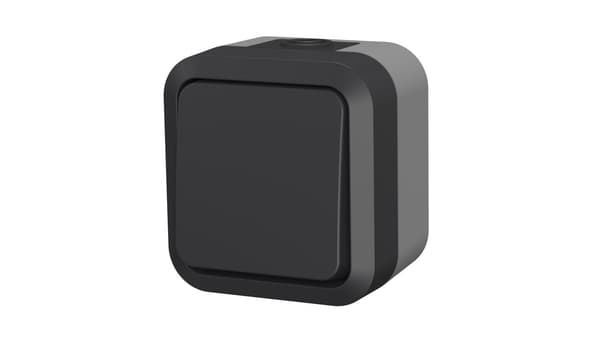 Enkel ytmonterad ringklocka Aqua Pro IP55 grå/60322