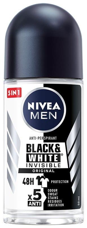 Nivea Deodorant Antiperspirant INVISIBLE POWER roll-on män 50ml