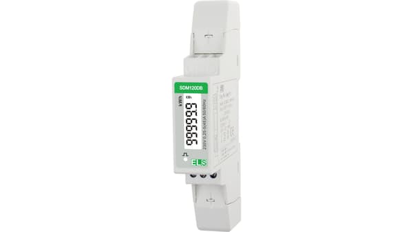 ELS Elektroteknik LCD-indikator enfaset 45A belyst display